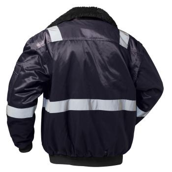 4-in-1 Pilotjacke mit Reflexstreifen "Rognan"